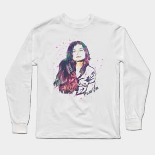 Mazzy Star Hope Sandoval Retro Sketch Fan Art Long Sleeve T-Shirt